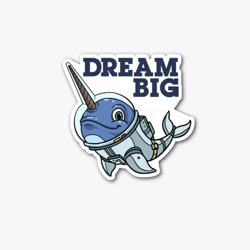 Narwhal Astronaut Dream Big Gear