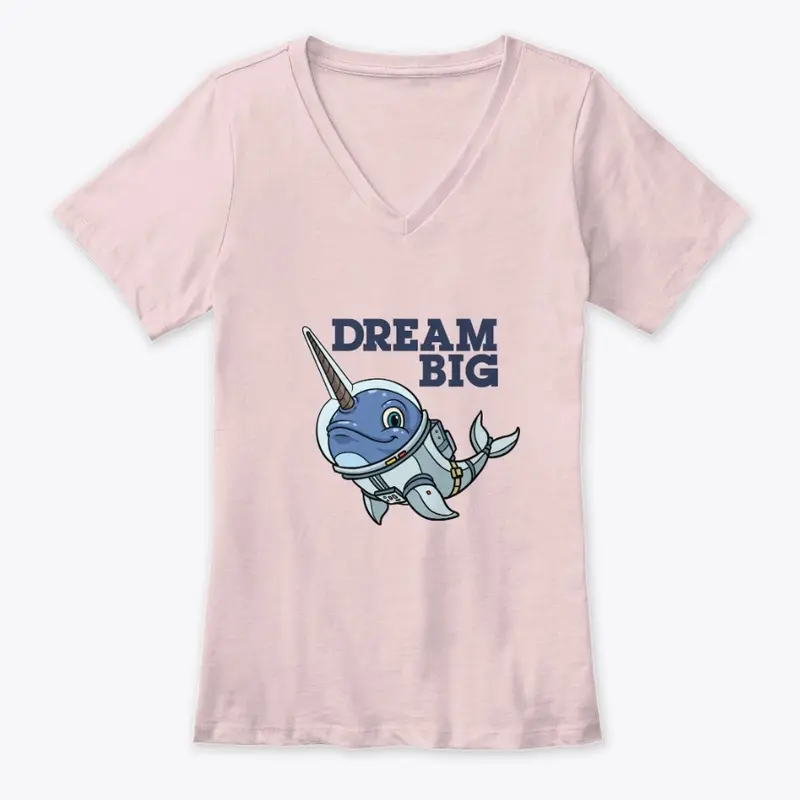 Narwhal Astronaut Dream Big