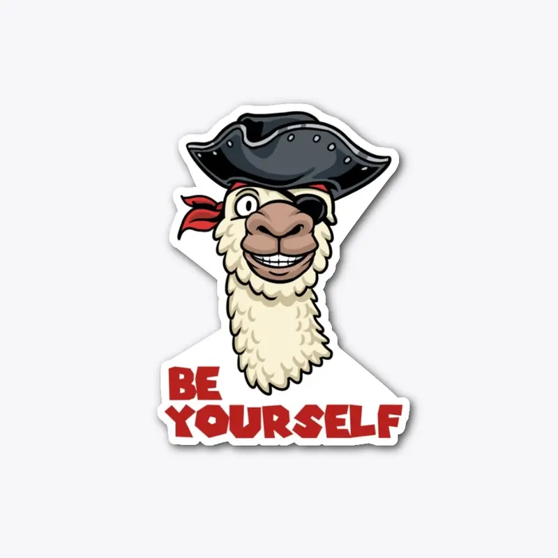 Pirate Llama Be Yourself Gear